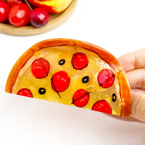Pizza Hair Claw Clip - Abigail Fox Designs Nantucket