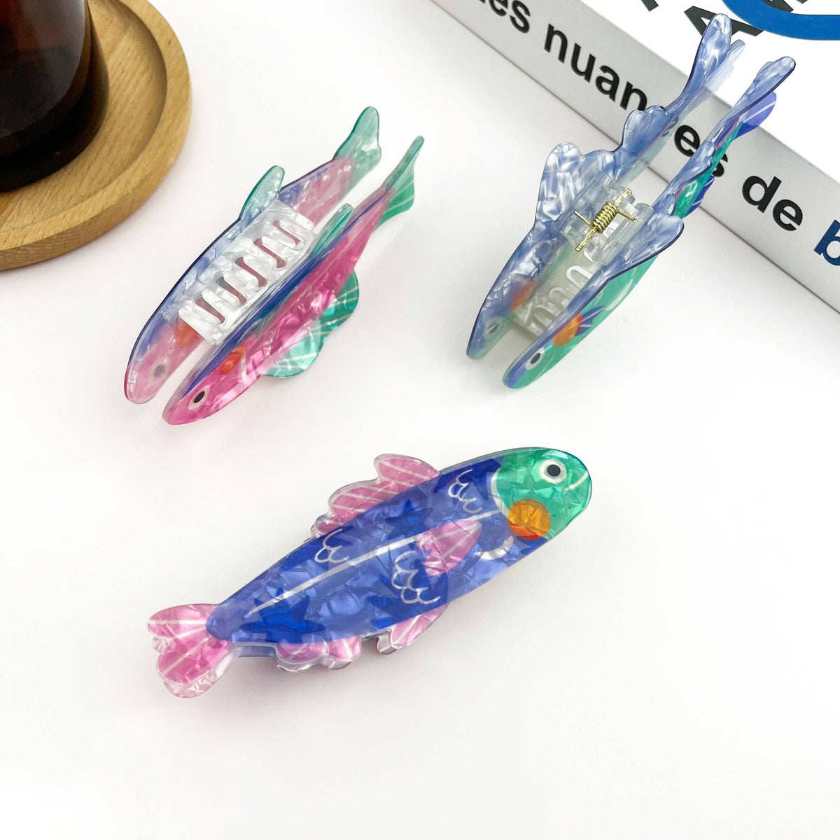 Sardine Hair Claw Clip - Abigail Fox Designs Nantucket
