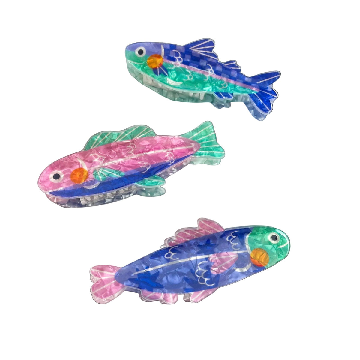 Sardine Hair Claw Clip - Abigail Fox Designs Nantucket