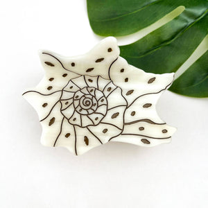 Seashell and Conch Hair Claw Clip, Acetate Hair Clip - Abigail Fox Designs Nantucket