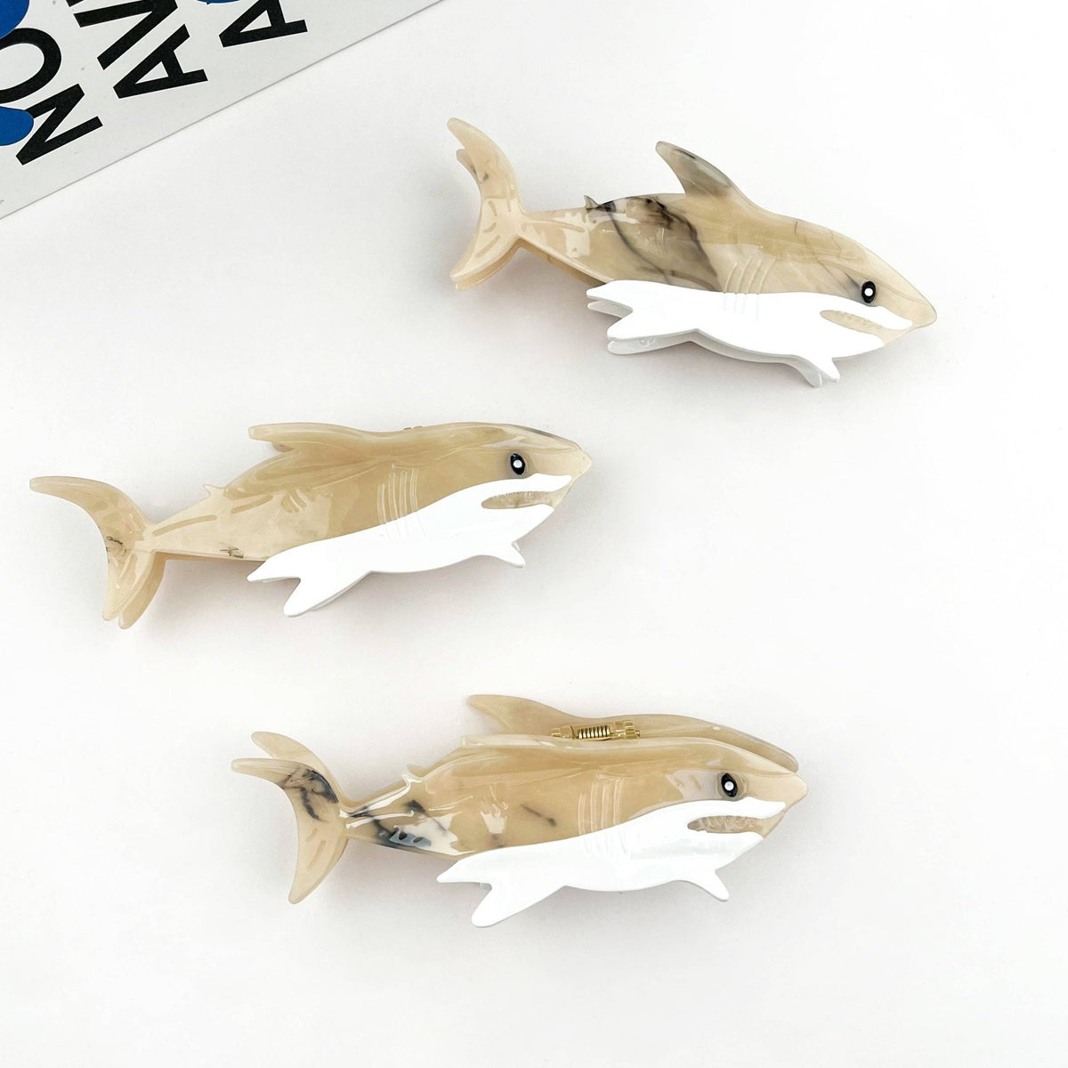 Shark Claw Clip - Abigail Fox Designs Nantucket