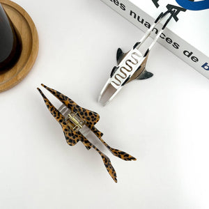 Shark Claw Clip, Splendid Marine Animal Hair Accessory - Abigail Fox Designs Nantucket