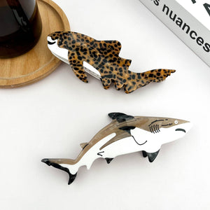 Shark Claw Clip, Splendid Marine Animal Hair Accessory - Abigail Fox Designs Nantucket