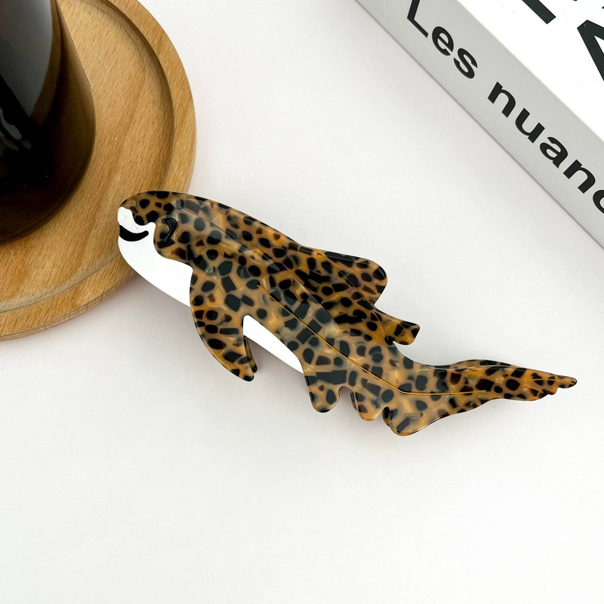 Shark Claw Clip, Splendid Marine Animal Hair Accessory - Abigail Fox Designs Nantucket