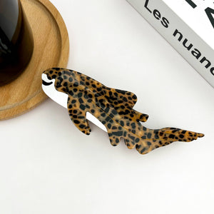 Shark Claw Clip, Splendid Marine Animal Hair Accessory - Abigail Fox Designs Nantucket