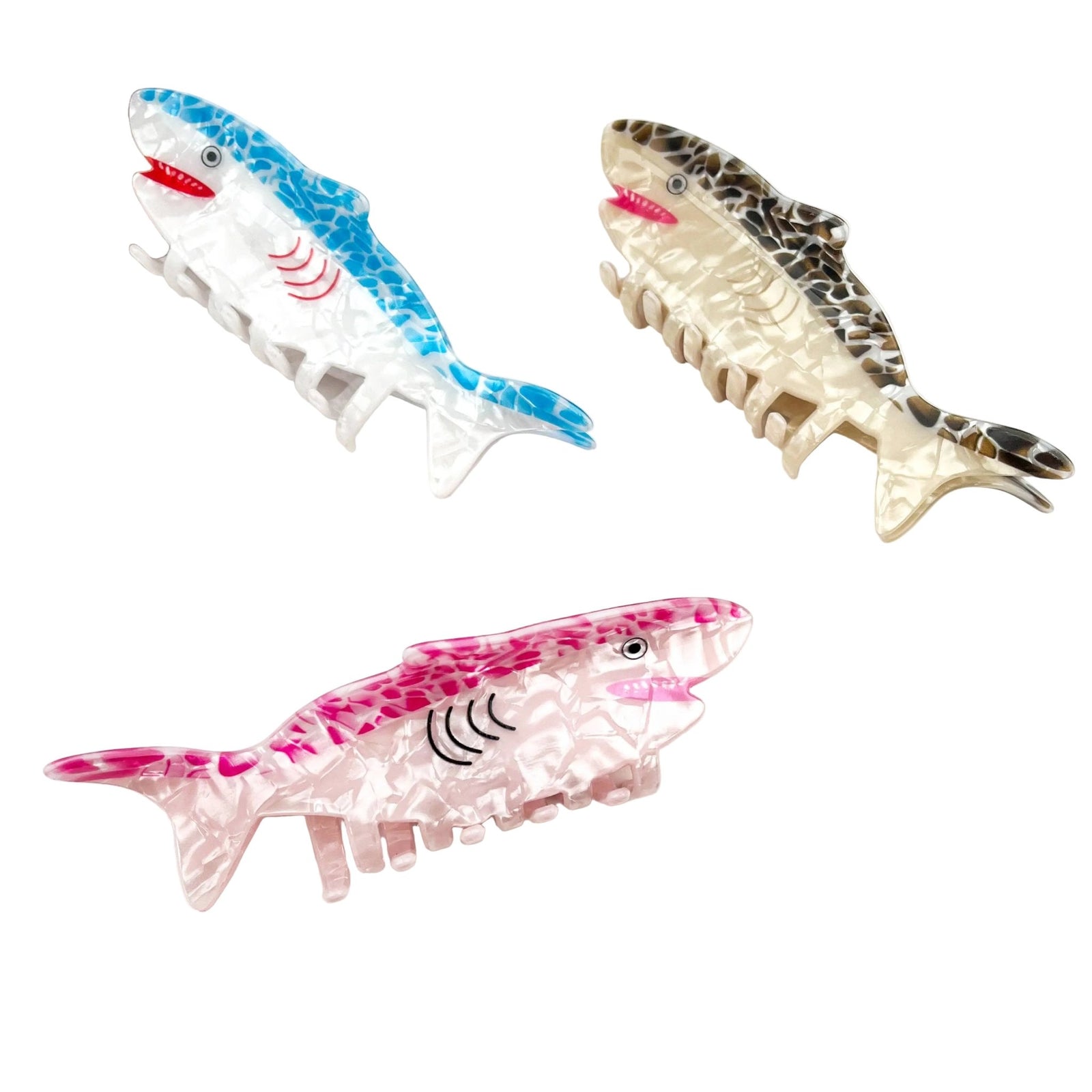 Shark Hair Claw Clip - Abigail Fox Designs Nantucket