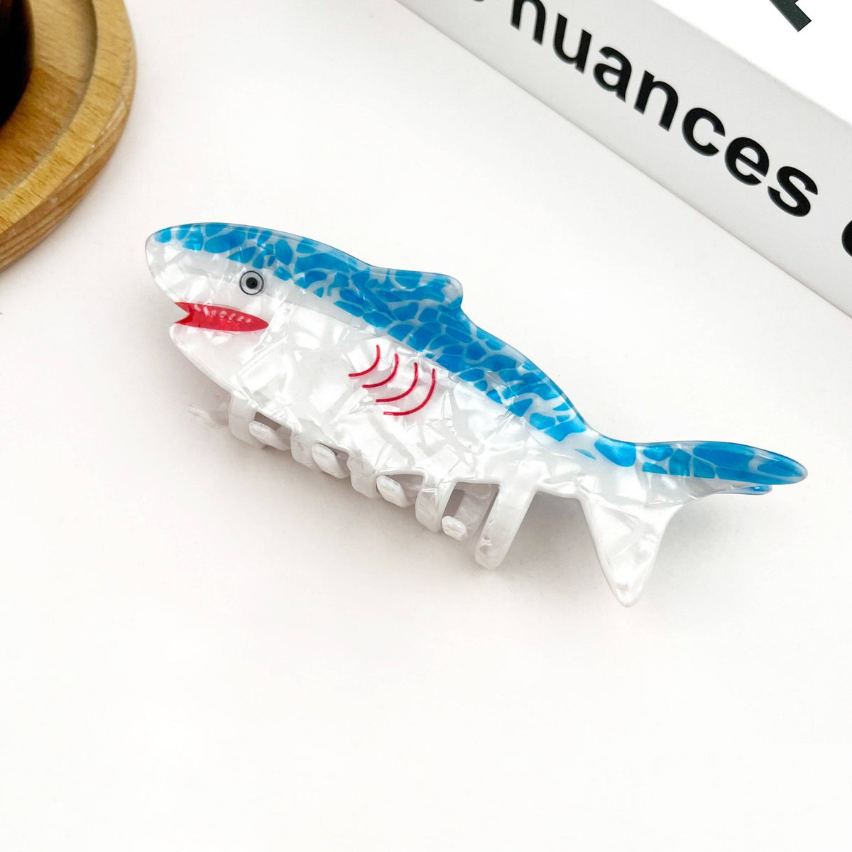Shark Hair Claw Clip - Abigail Fox Designs Nantucket