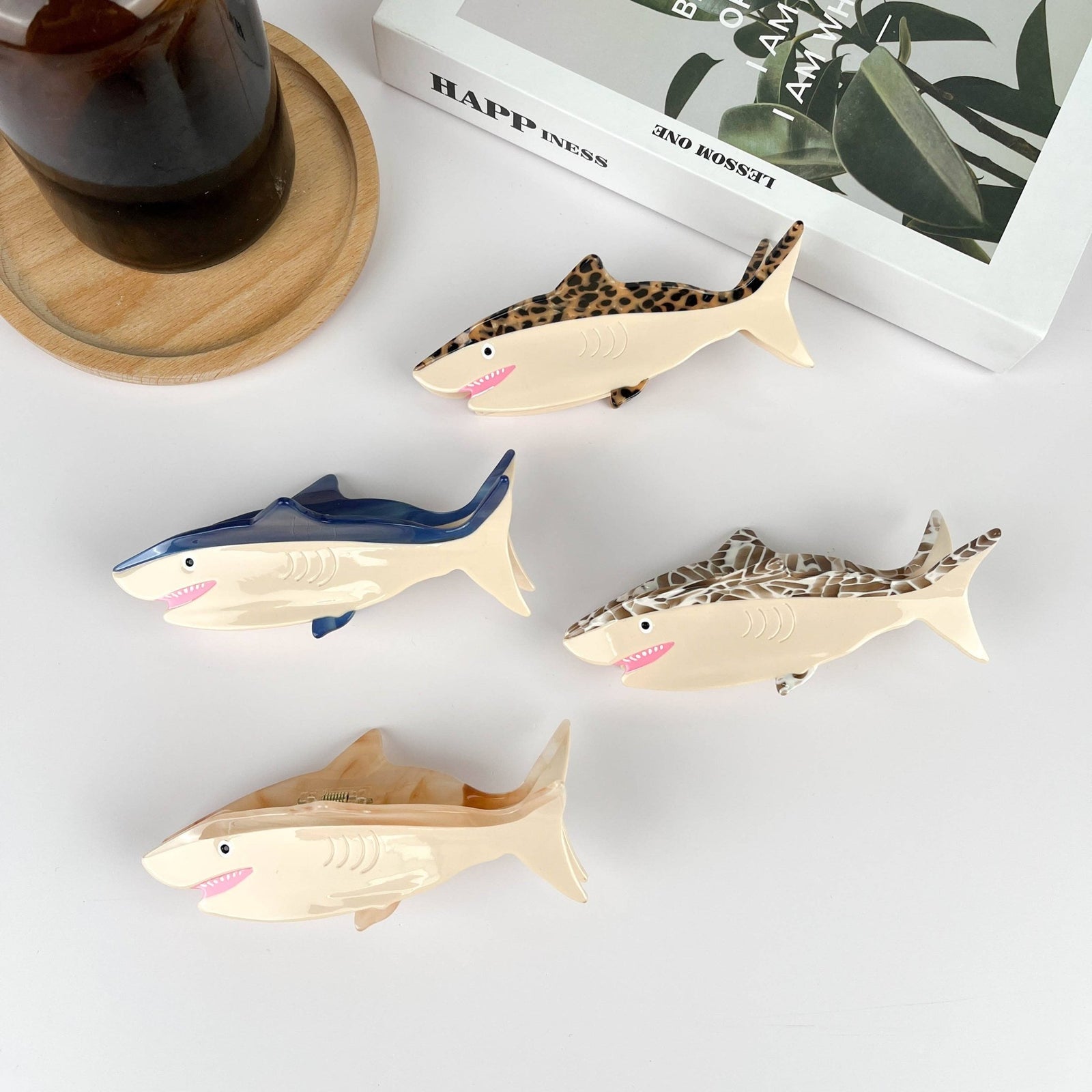 Shark Hair Clip,Marine Animal Claw Clip - Abigail Fox Designs Nantucket