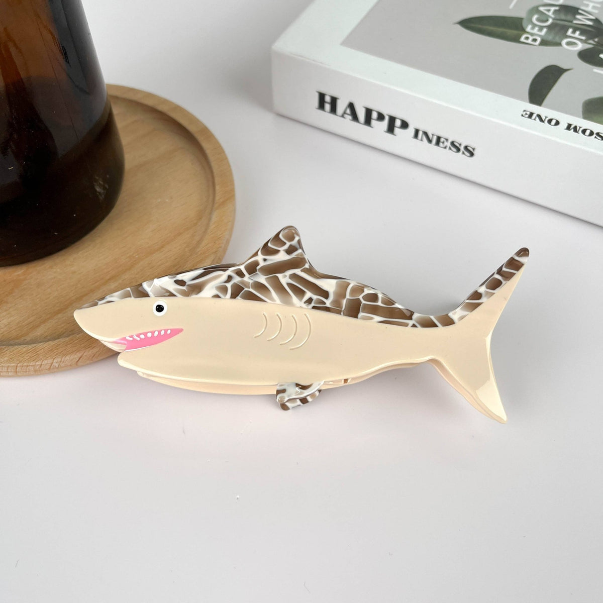 Shark Hair Clip,Marine Animal Claw Clip - Abigail Fox Designs Nantucket