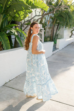 Shark Stripe Florence Dress - Abigail Fox Designs Nantucket