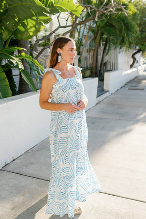 Shark Stripe Florence Dress - Abigail Fox Designs Nantucket