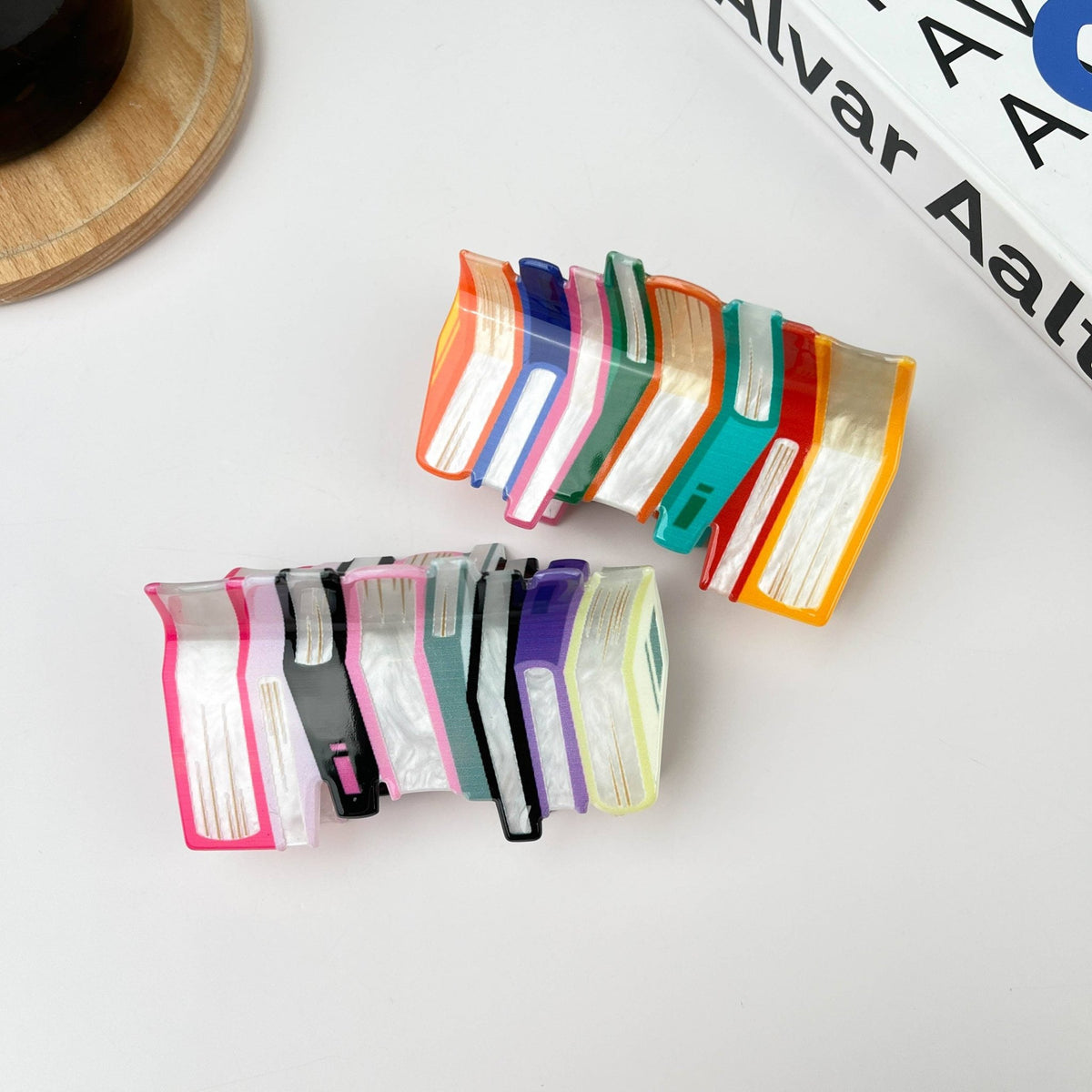 Stack of Books Hair Clip - Abigail Fox Designs Nantucket