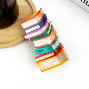 Stack of Books Hair Clip - Abigail Fox Designs Nantucket
