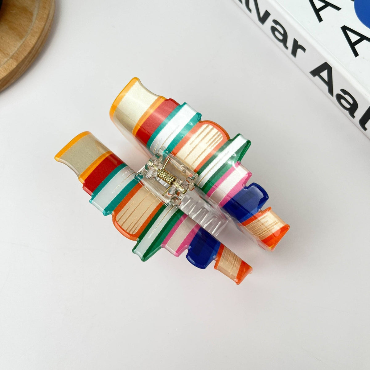 Stack of Books Hair Clip - Abigail Fox Designs Nantucket