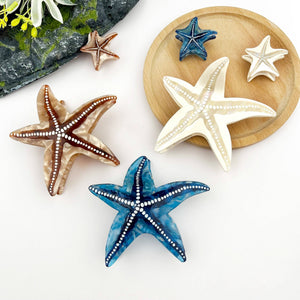 Starfish Hair Clip, Acetate Claw Clip - Abigail Fox Designs Nantucket