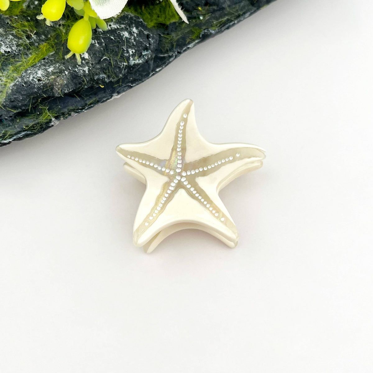 Starfish Hair Clip, Acetate Claw Clip - Abigail Fox Designs Nantucket