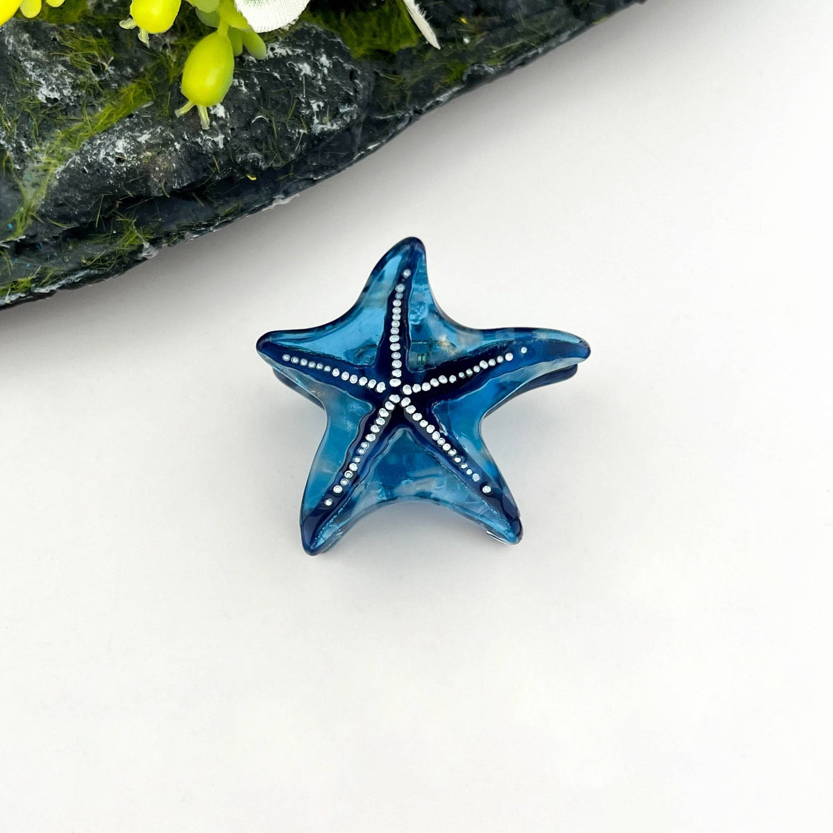 Starfish Hair Clip, Acetate Claw Clip - Abigail Fox Designs Nantucket