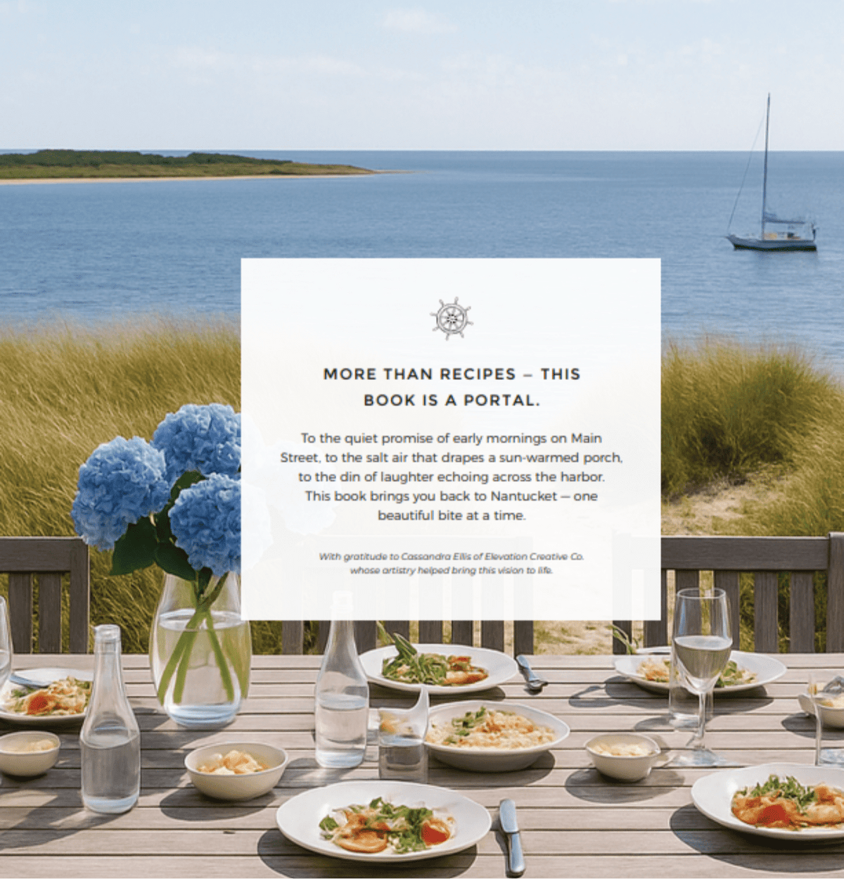 The Grey Lady Cooks, Nantucket Cookbook - Abigail Fox Designs Nantucket
