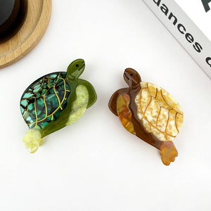 Turtle Claw Clip, Large & Mini Hair Clip - Abigail Fox Designs Nantucket