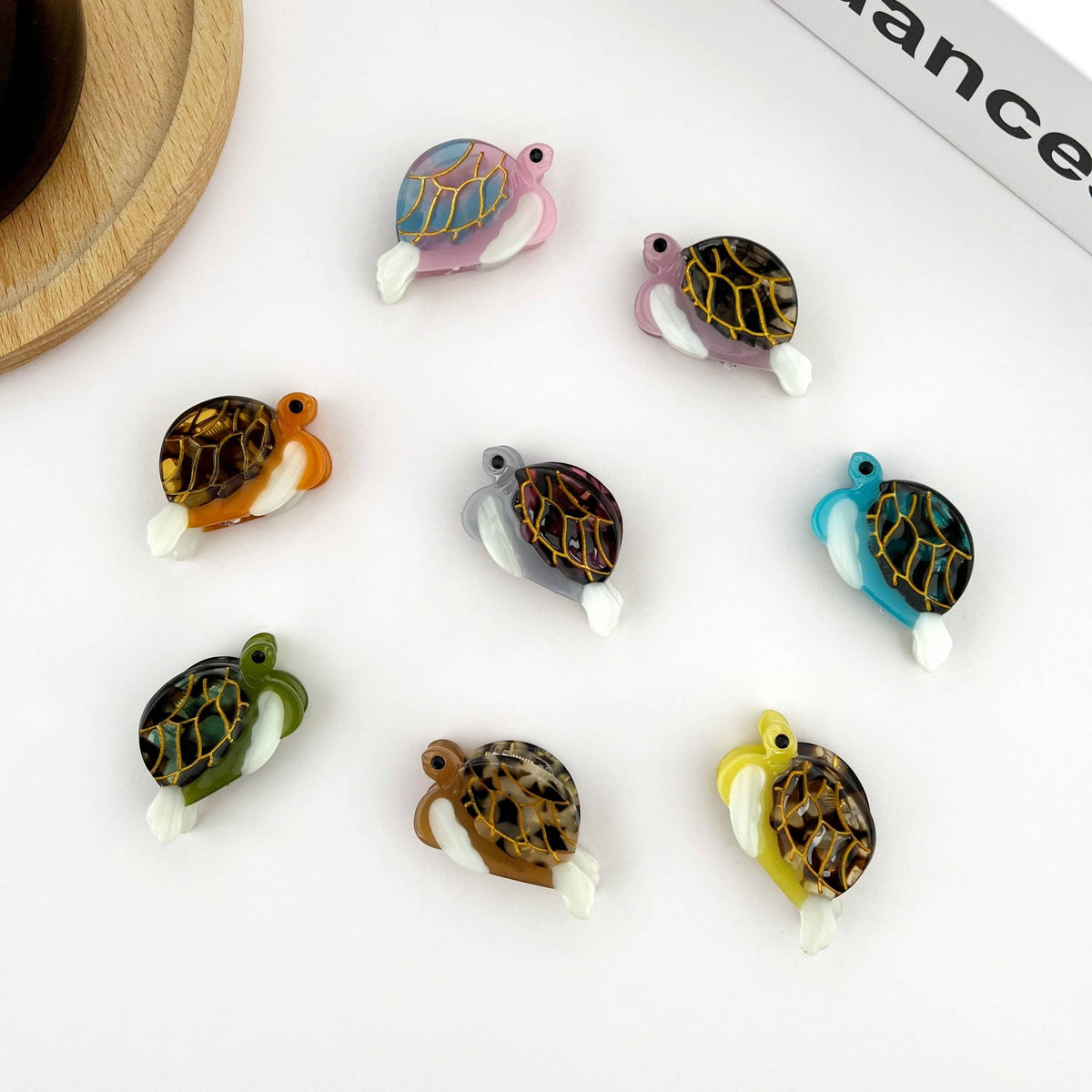 Turtle Claw Clip, Large & Mini Hair Clip - Abigail Fox Designs Nantucket