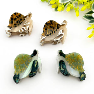 Turtle Hair Clip,Animal Claw Clip - Abigail Fox Designs Nantucket