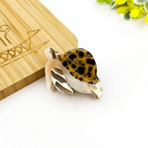 Turtle Hair Clip,Animal Claw Clip - Abigail Fox Designs Nantucket