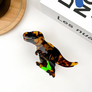 Tyrannosaurus Hair Clip, Acetate Animal Claw Clip - Abigail Fox Designs Nantucket