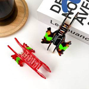 Tyrannosaurus Hair Clip, Acetate Animal Claw Clip - Abigail Fox Designs Nantucket