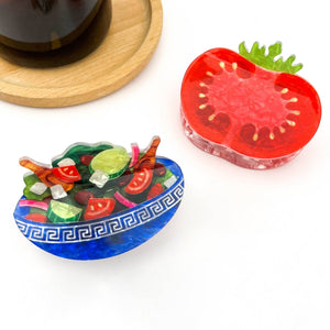 Vegetable Salad Hair Claw Clip, Food Hair Clip - Abigail Fox Designs Nantucket