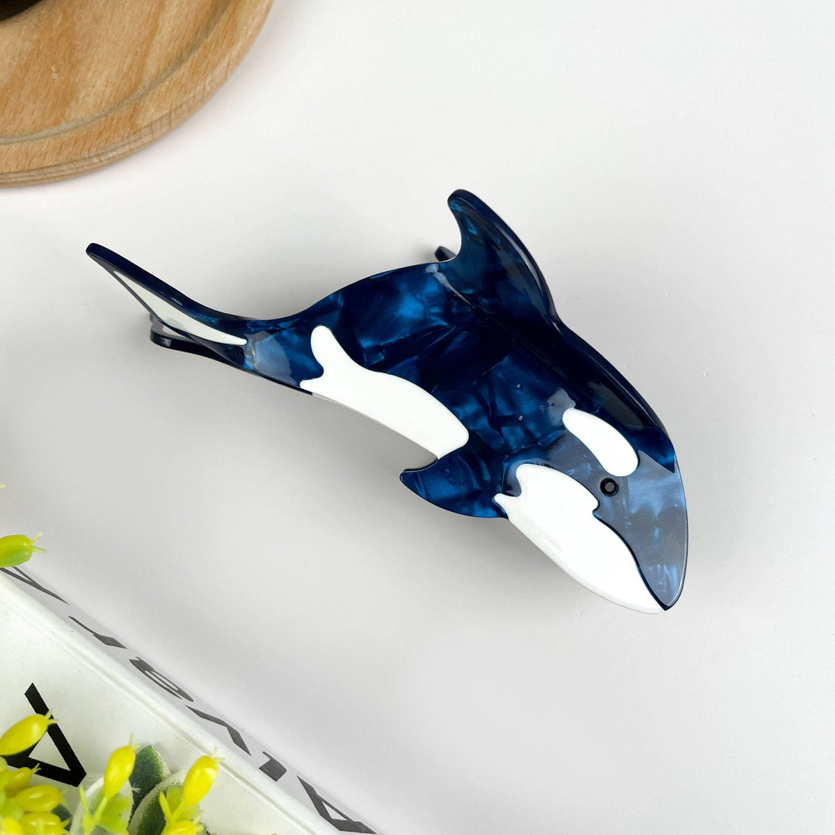 Whale Hair Clip,Marine Animal Hair Clip - Abigail Fox Designs Nantucket