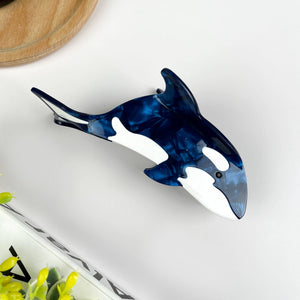 Whale Hair Clip,Marine Animal Hair Clip - Abigail Fox Designs Nantucket