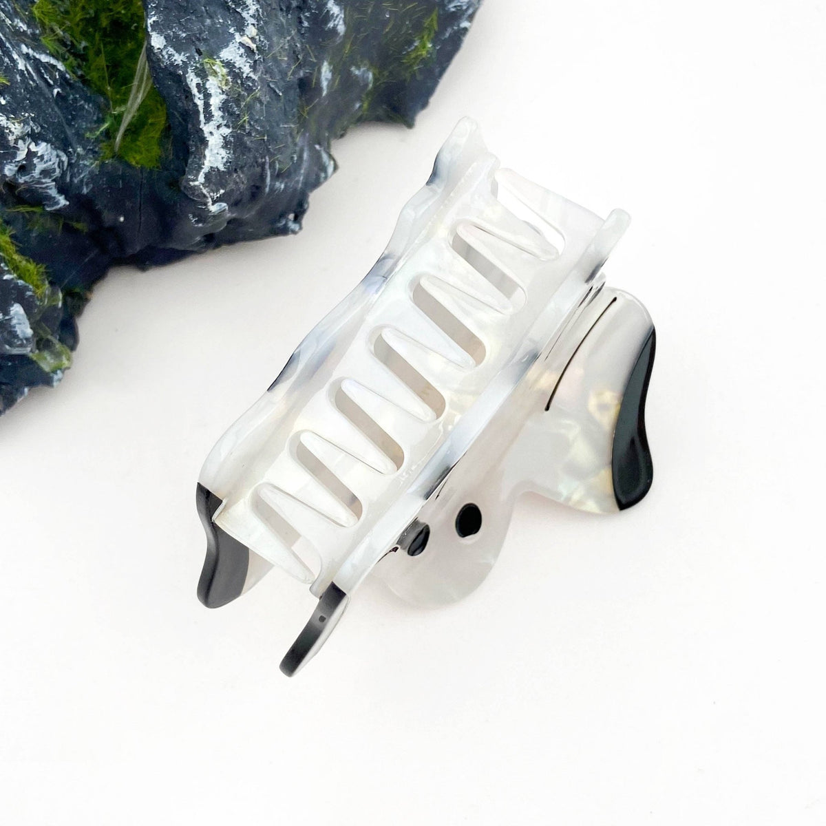 White Ghost Hair Claw Clip, Cute Halloween Hair Clip - Abigail Fox Designs Nantucket