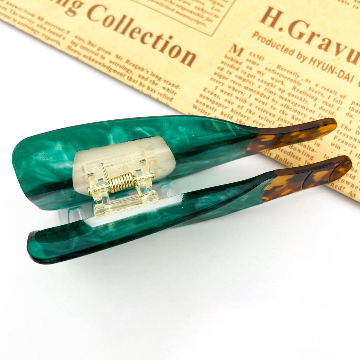 Wine Bottle-Shaped Hair Claw Clip - Abigail Fox Designs Nantucket