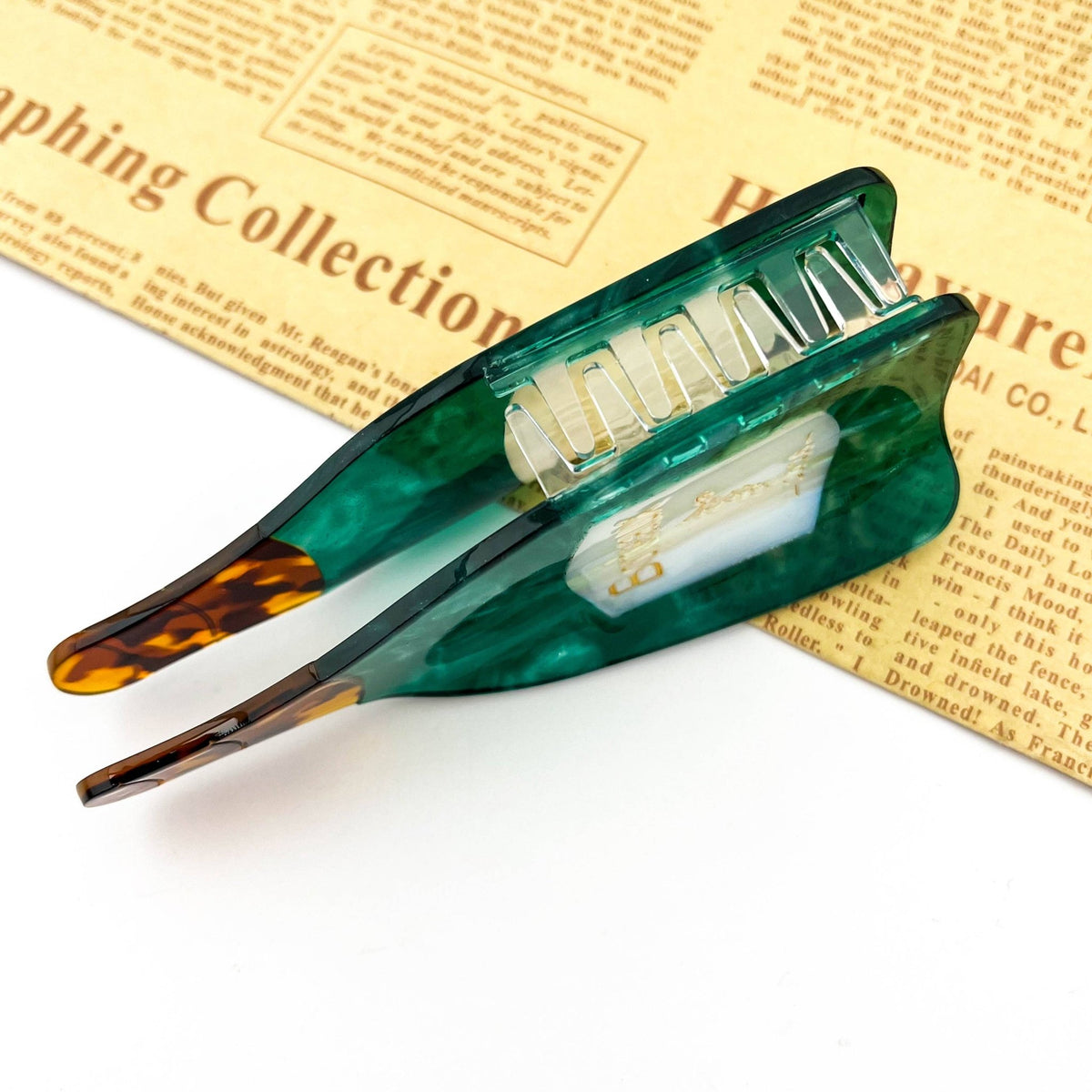 Wine Bottle-Shaped Hair Claw Clip - Abigail Fox Designs Nantucket