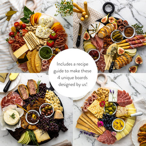 10 Piece Charcuterie Board and Cheese Knife Set Start Kit - Abigail Fox Designs