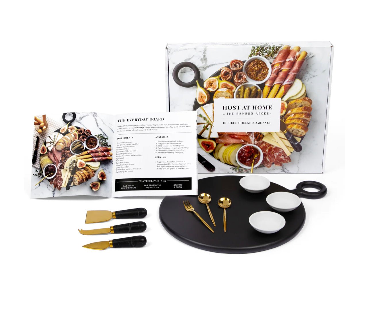 10 Piece Charcuterie Board and Cheese Knife Set Start Kit - Abigail Fox Designs