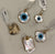14ky Assorted Charms, Heart & Evil Eye - Abigail Fox Designs