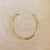 18k Gold Filled 4mm Herringbone Bracelet - Abigail Fox Designs