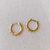 18k Gold Filled Hoop Earrings - Abigail Fox Designs