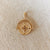 18k Gold Filled Swivel Compass Pendant Featuring Star Textured Background And Cardinal Points - Abigail Fox Designs