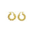 20mm Twisted Tube Hoop Earrings, 18k Gold Filled, AFD - Abigail Fox Designs