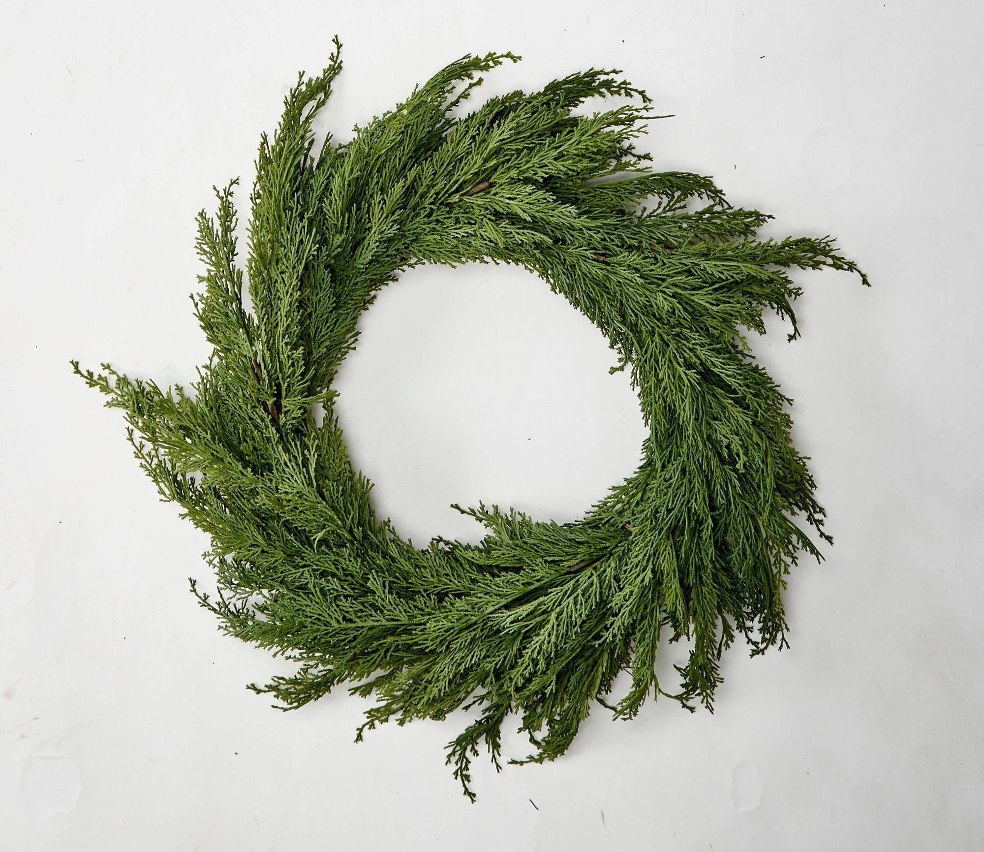 24" "Real Touch" Cedar Wreath - Abigail Fox Designs