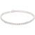 5CT TW Round Cubic Zirconia Tennis Bracelet. Sterling Silver and Rhodium - Abigail Fox Designs