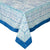 71 x 128, La Mer Aqua Tablecloth - Abigail Fox Designs