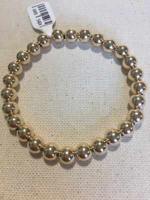 7mm seamless gold filled beaded bracelet - Abigail Fox Designs