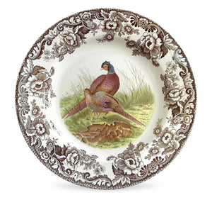 8 Piece 8 inch Salad Plate Set, Spode Woodland Salad Plate RENTAL - Abigail Fox Designs