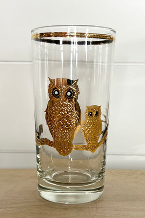 Vintage owl glasses hotsell