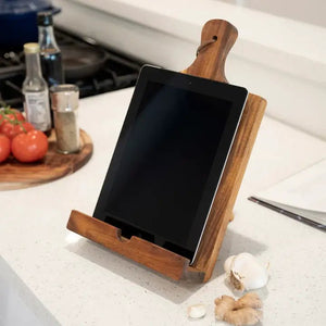 Acacia Wood Tablet Cooking Stand - Abigail Fox Designs