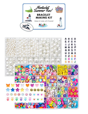 Add On- Nantucket Bracelet Kit, Faux Pearls assorted sizes - Abigail Fox Designs