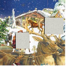 Advent Calendar Santa and Reinders with Kids - Abigail Fox Designs